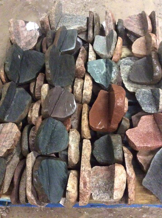 River Rock Field Stone Cobble Thin Veneer Corners 50 LNFT "FREE SHIPPING" to 48 states!"